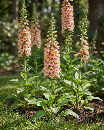 Apricot Beauty (Digitalis purpurea) – semillas de flor bienal de SeedsChoice