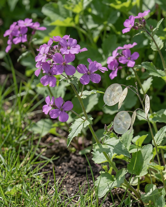 Lunaria violeta (Lunaria annua) – semillas bienales de SeedsChoice