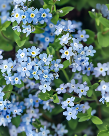 Semillas de nomeolvides azul Cottage Garden (Myosotis alpestris) – flor bienal