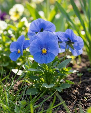 Amor-perfeito Celestial (Viola wittrockiana) – sementes de flor bienal da SeedsChoice
