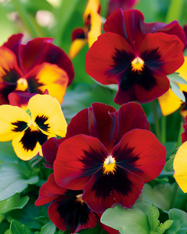Sementes de amor-perfeito Red Wing Viola wittrockiana bienal