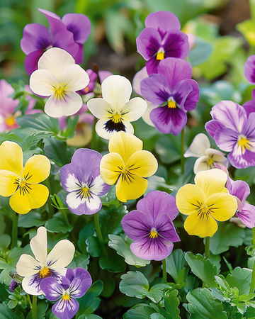 Sementes Bambini Mixed (Viola cornuta) – flor bienal