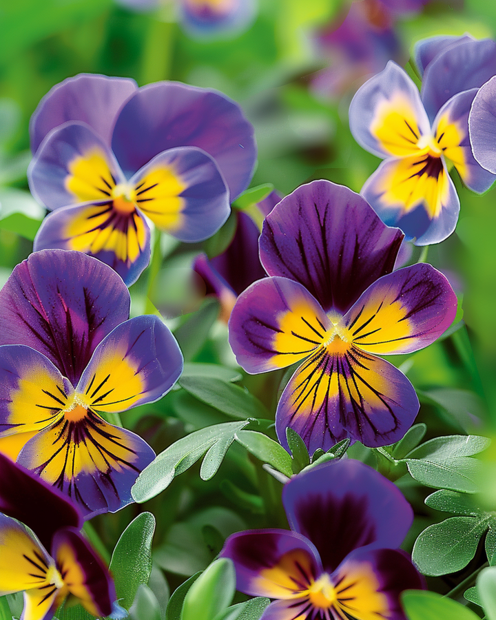 Sementes de Johnny Jump Up (Viola cornuta) – flor bienal