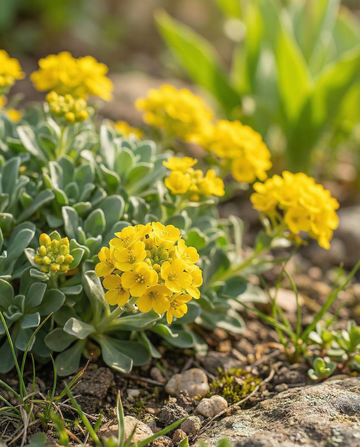 Alyssum Golddust (Aurinia saxatilis) – semillas perennes de SeedsChoice