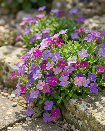 Mistura Roxa de Aubreta (Aubrieta hybrida) – sementes de plantas perenes de SeedsChoice