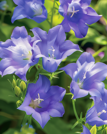 Semillas de campanilla de los Cárpatos (Campanula carpatica) – flor perenne