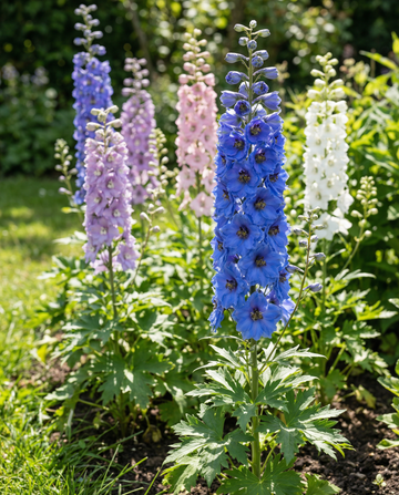 Larkspur Giant Pacific (Delphinium cultorum) – perennial mix seeds from SeedsChoice