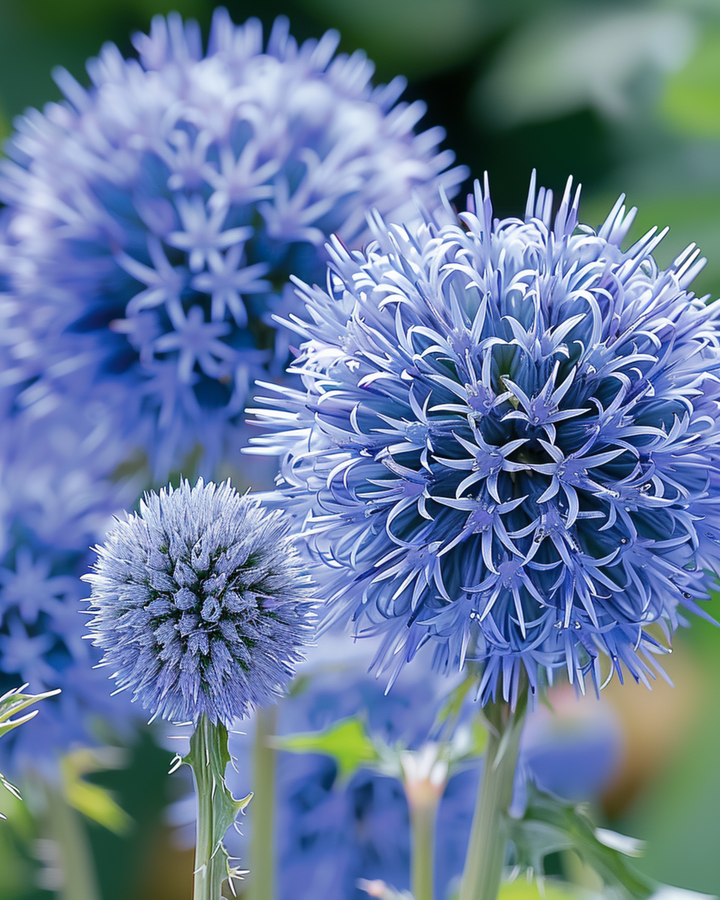 Semillas de cardo estrella azul apto para polinizadores (Echinops ritro) – perenne
