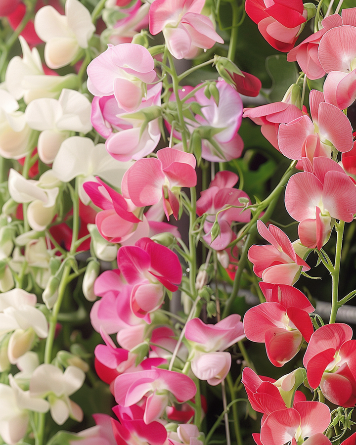Sementes de chícharo-de-cheiro Mixed (Lathyrus latifolius) – flor perene