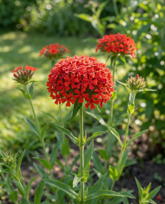 Cruz-de-Malta (Lychnis chalcedonica) – sementes de flor perene da SeedsChoice