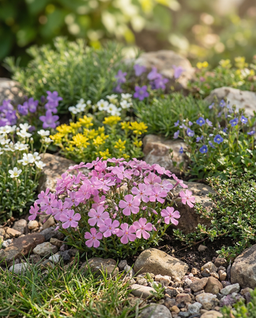 Mezcla para rocalla de variedades de porte bajo – semillas de flores perennes de SeedsChoice