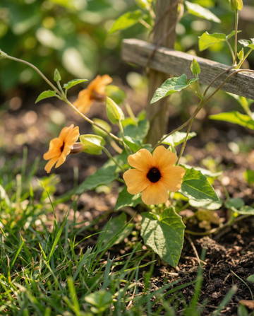 Ojo de poeta trepador (Thunbergia alata) – semillas de trepadora perenne de SeedsChoice