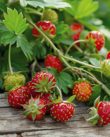 Semillas de Alpine Strawberry Baron Von Solemacher Red Fruit (Fragaria vesca) – perenne