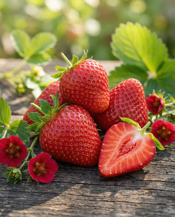 Fresa Ruby Ann F1 (Fragaria ananassa) – semillas perennes de SeedsChoice