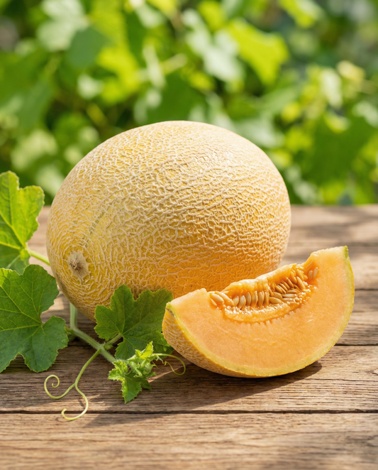 Sementes de melão Orange Pineapple (Cucumis melo) – vegetal anual da SeedsChoice
