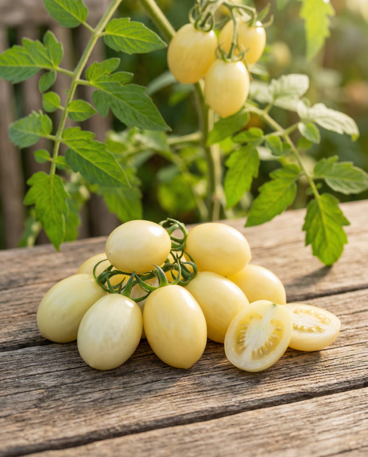 Tomate snack Dattolime F1 Yellow (Solanum lycopersicum) – semillas de hortaliza anual de SeedsChoice