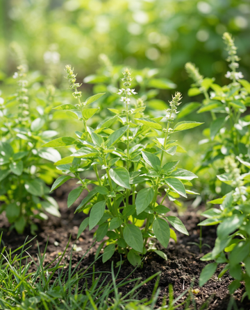 Manjericão-limão (Ocimum basilicum) – sementes de erva anual de SeedsChoice
