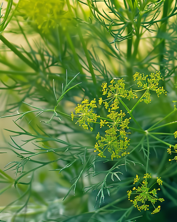 Semillas de eneldo Pickling (Anethum graveolens) – hierba anual