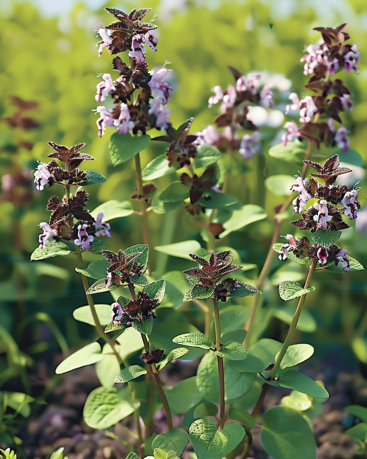 Sementes de orégão de flor rosa (Origanum vulgare) – erva perene