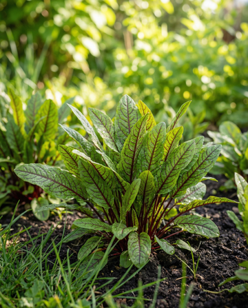 Semillas de acedera de venas rojas (Rumex sanguineus) – hierba perenne de SeedsChoice