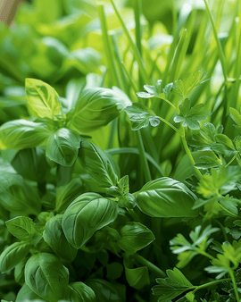 Herb Mixture Seeds Annual Culinary Blend Basil Parsley Chive Rocket Cress