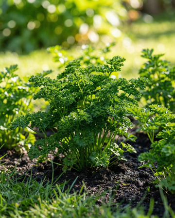 Sementes de salsa frisada Moss Curled (Petroselinum crispum) – bienal da SeedsChoice