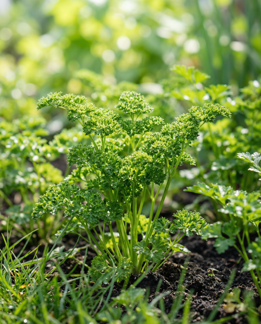 Perejil rizado Bravour (Petroselinum crispum) – semillas de hierba anual de SeedsChoice