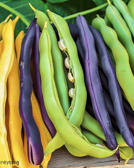 Semillas de judías de enrame Three Color Mix Phaseolus vulgaris anual