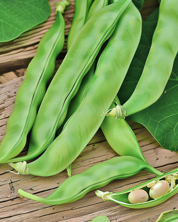 Sementes de feijão-verde de guia Mechelse Tros 25g (Phaseolus vulgaris) – hortaliça anual