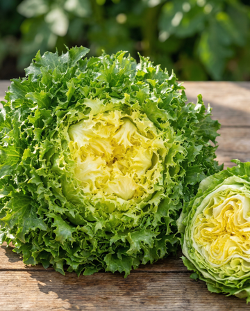 Endivia rizada De Meaux tipo Frisee (Cichorium endivia) – semillas de hortaliza anual de SeedsChoice