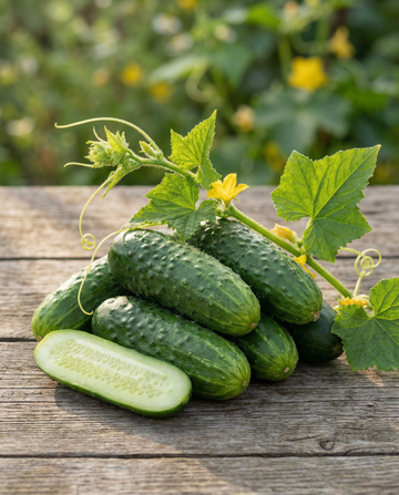 Gherkin National Parisian Pickling (Cucumis sativus) – annual vegetable seeds from SeedsChoice