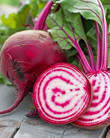 Sementes de beterraba Chioggia (Beta vulgaris) – vegetal anual