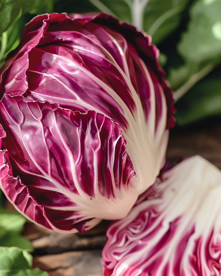 Sementes Radicchio Rossa Di Chioggia (Cichorium intybus) – hortaliça anual