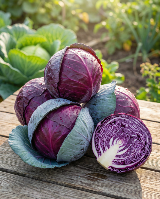 Couve Roxa Langedijker Allervroegste (Brassica oleracea) – sementes de hortícola anual da SeedsChoice