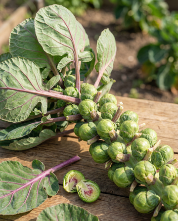 Semillas de coles de Bruselas Roodnerf (Brassica oleracea) – variedad anual de SeedsChoice