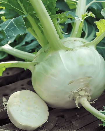 Sementes de couve-rábano Lanro (Brassica oleracea) – legume anual