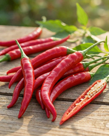Cayenne Pepper Long Slim Red (Capsicum annuum) – semillas de hortaliza anual de SeedsChoice
