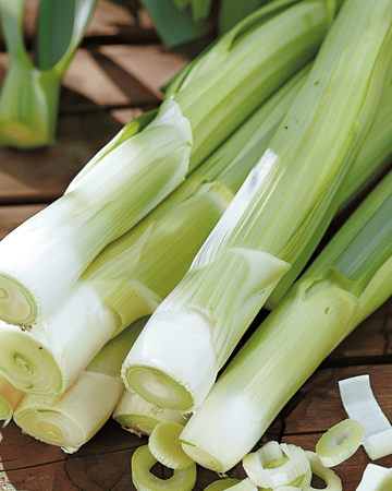 Semillas de puerro Bulgarian Giant (Allium porrum) – verdura anual