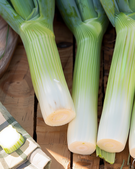 Sementes de Alho-francês Verde-azulado de Outono Allium porrum Variedade Anual