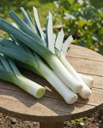 Alho-francês Blue Green Autumn (Allium porrum) – sementes de hortaliça anual da SeedsChoice