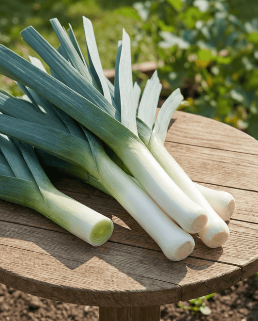 Puerro Blue Green Autumn (Allium porrum) – semillas de verdura anual de SeedsChoice