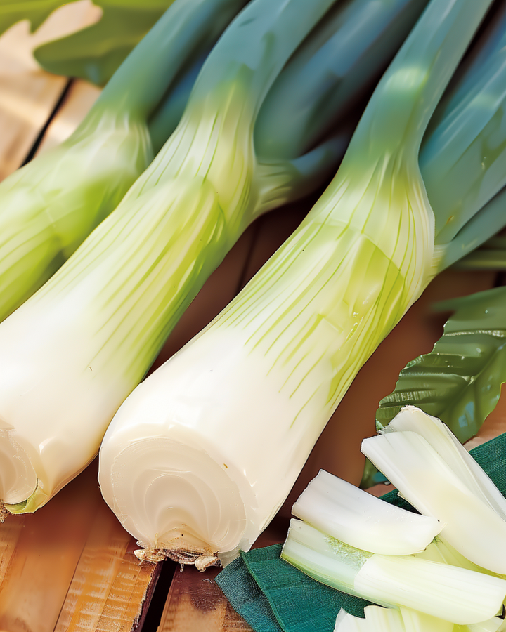 Semillas de puerro Bluegreen Winter (Allium porrum) – verdura anual