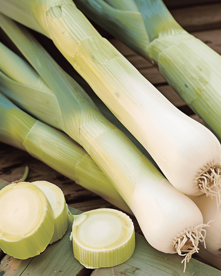 Semillas de puerro Bluegreen Winter Hiverbleu (Allium porrum) – verdura anual