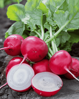 Semillas de rábano Saxa 2 Raphanus sativus variedad anual