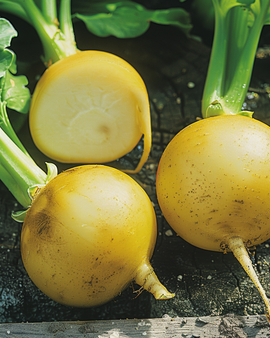 Semillas de nabo Brassica rapa variedad anual Goldana