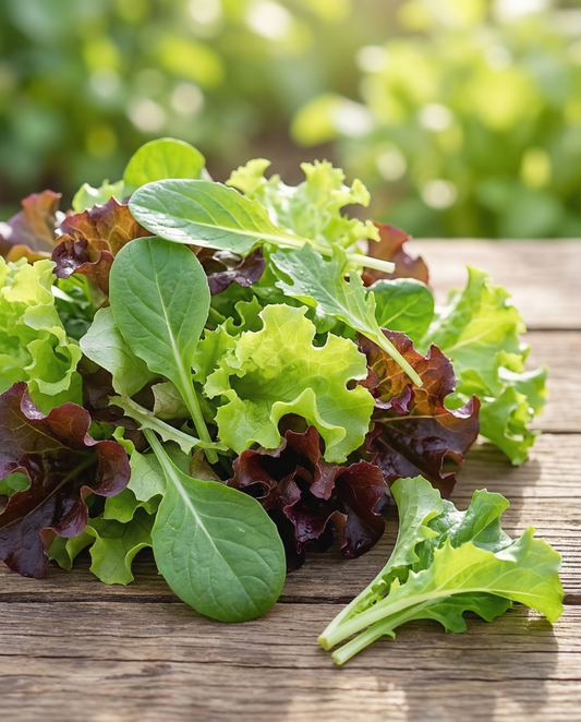 Sementes de mistura para salada Mesclun Lactuca sativa – sementes de vegetal anual da SeedsChoice