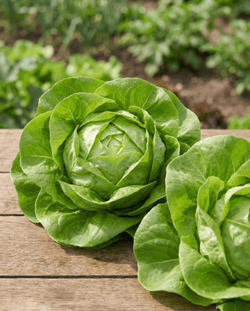 Alface Zwart Duits Butterhead (Lactuca sativa) – sementes de legumes anuais da SeedsChoice