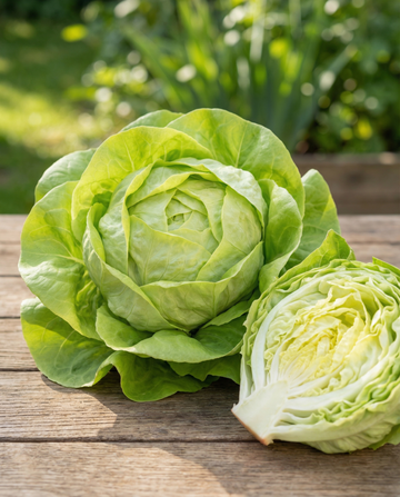 Lechuga mantecosa Grosse Blonde Paresseuse variedad antigua (Lactuca sativa) – semillas de verdura anual de SeedsCh…