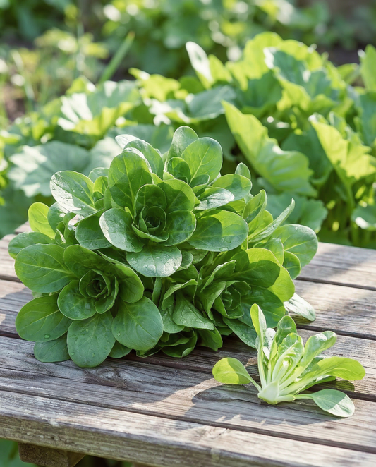 Alface-de-cordeiro Grote Noordhollandse (Valerianella locusta) – sementes de legume anual da SeedsChoice