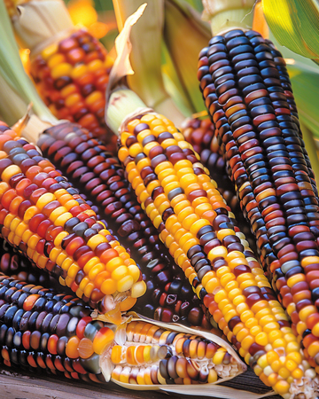 Semillas de maíz ornamental Little Jewels con mazorcas decorativas (Zea mays) – hortaliza anual